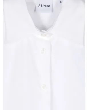 Aspesi Kids コットンシャツ - White - サムネイル3