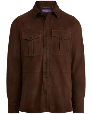 Ralph Lauren Purple Label バロン スエード シャツジャケット - サムネイル1