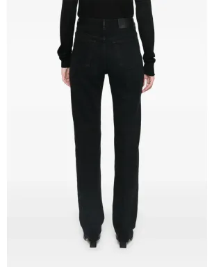 Saint Laurent ブラック コットン デニム ジーンズ - サムネイル4