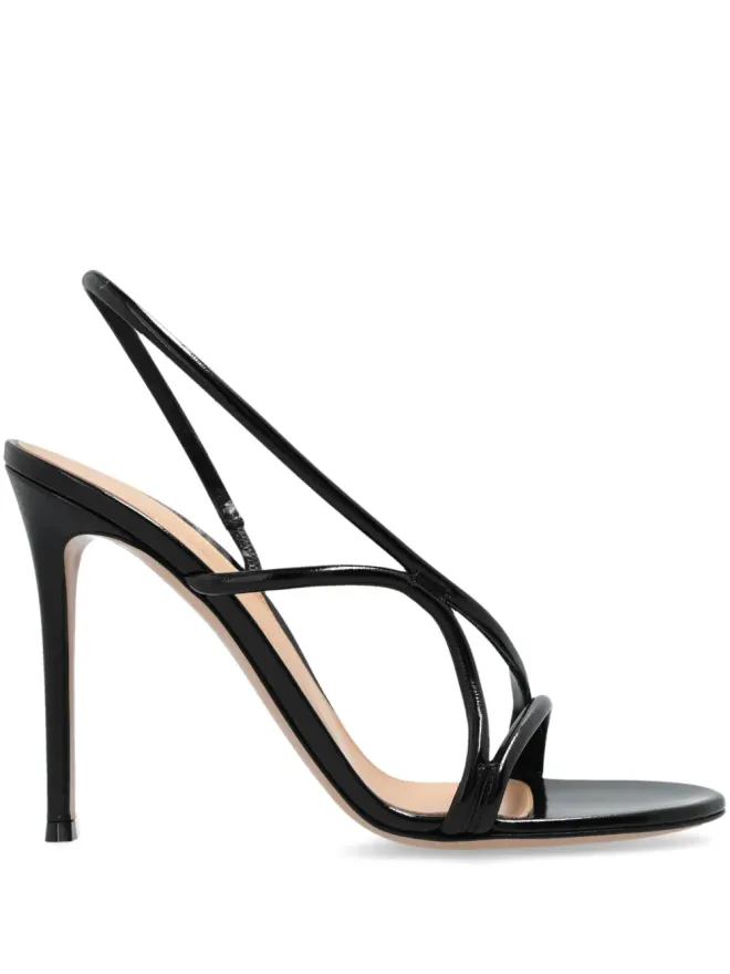 Gianvito Rossi Gianvito Rossi 115mm レザーサンダル - ブラックの商品画像