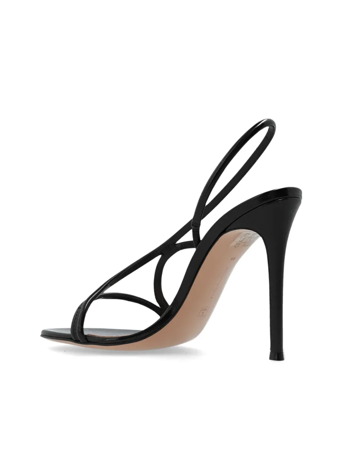Gianvito Rossi 115mm レザーサンダル - ブラック - 画像5