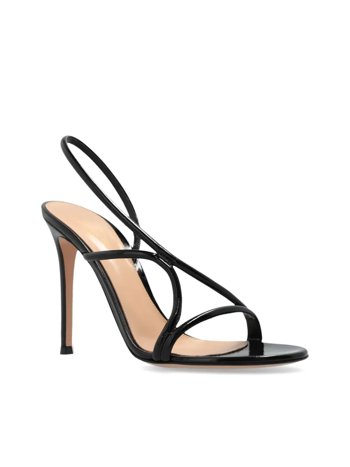 Gianvito Rossi 115mm レザーサンダル - ブラック - 画像4