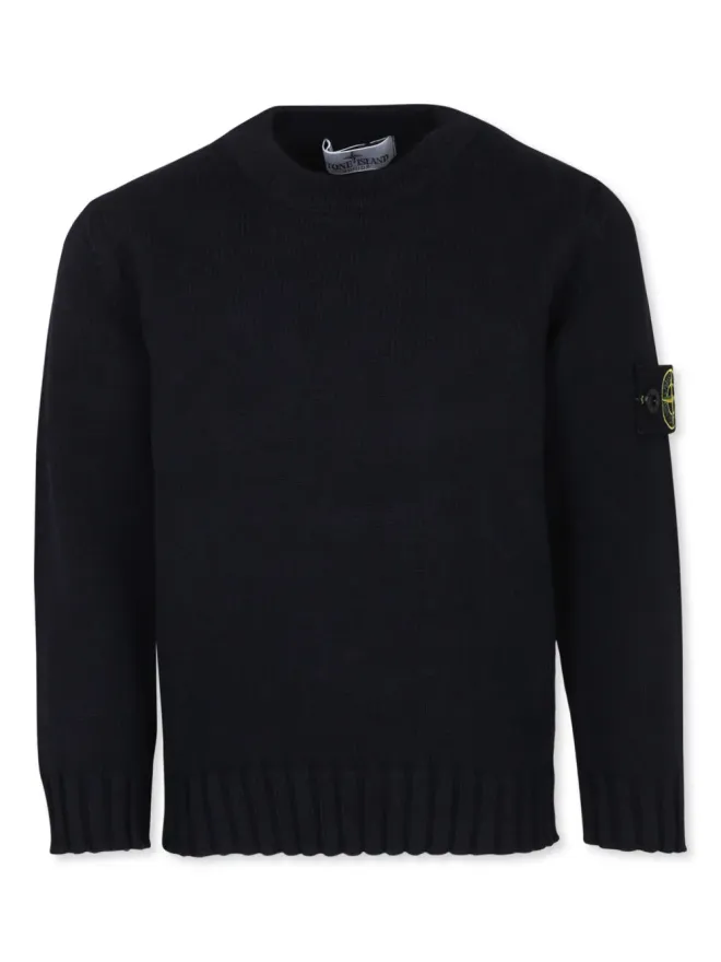 Stone Island Junior Stone Island Junior クルーネックニットセーターの商品画像