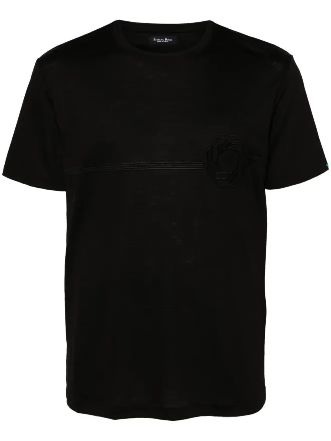 Stefano Ricci Stefano Ricci ロゴ刺繍 Tシャツの商品画像