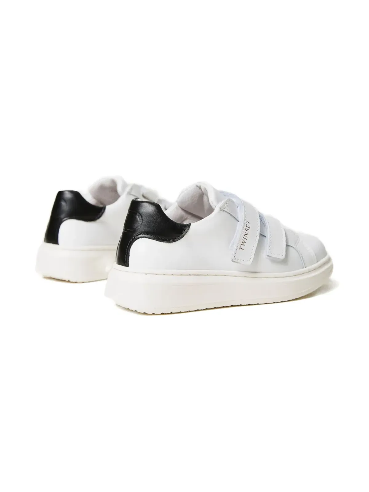 TWINSET Kids レザー ダブルストラップスニーカー - 画像3