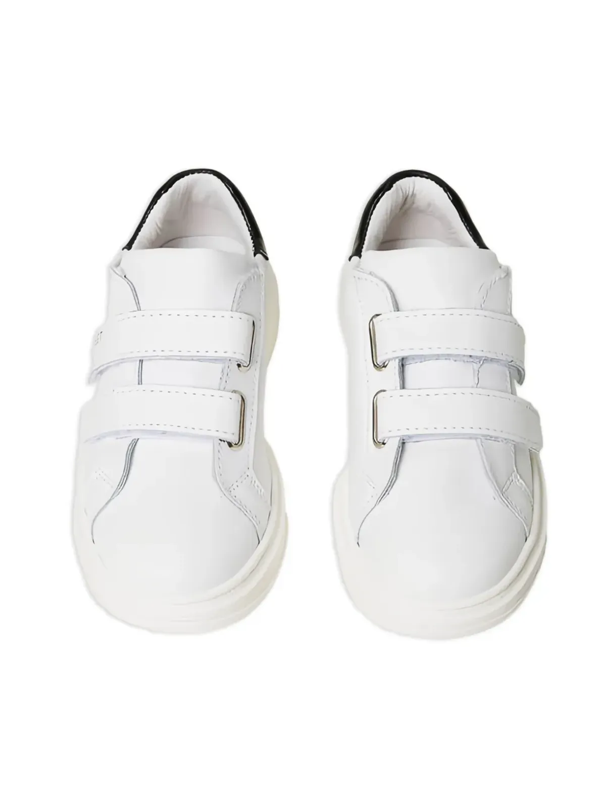 TWINSET Kids レザー ダブルストラップスニーカー - 画像4