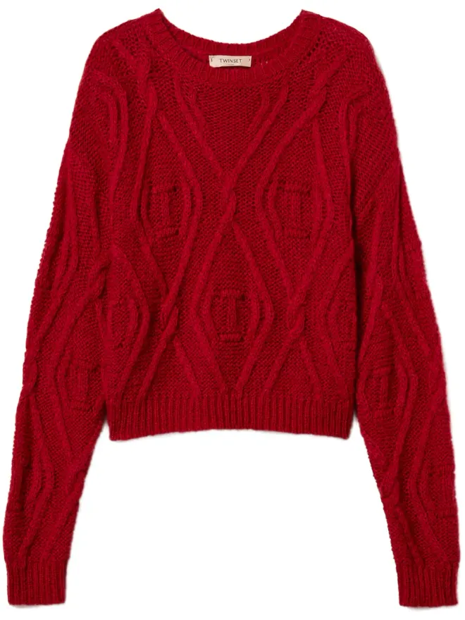 TWINSET TWINSET ドロップショルダー セーター レッドの商品画像