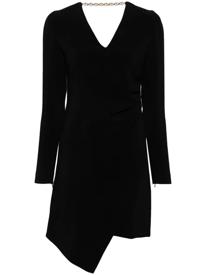 TWINSET TWINSET オーバルTチェーン ミニドレス - ブラックの商品画像