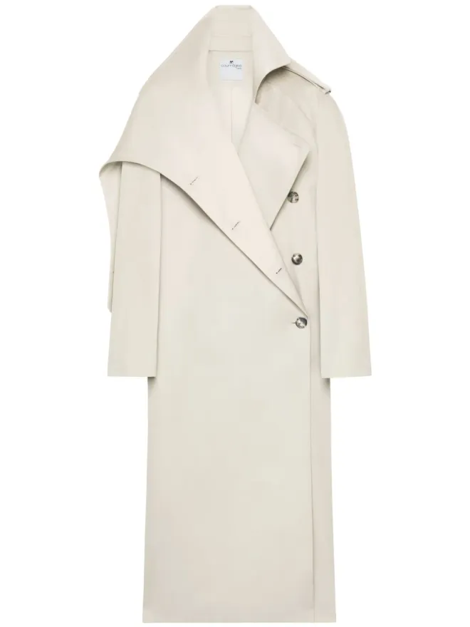 Courrèges Courrèges オブリーク トレンチコートの商品画像