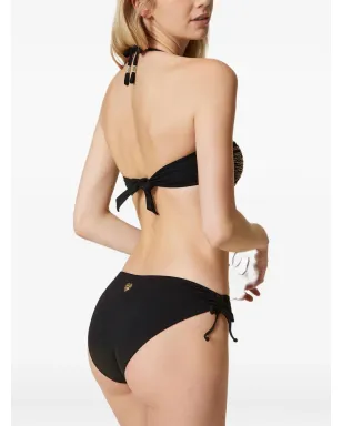 TWINSET ラインストーン装飾ビキニトップ ブラック - サムネイル4