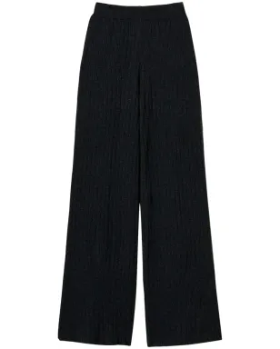 TWINSET ニット素材のワイドパンツ グレー - サムネイル1