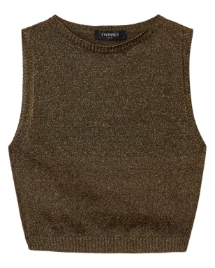 TWINSET ルレックス ニットトップ - ブラウン - サムネイル1