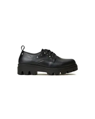 TWINSET Kids レザー レースアップシューズ - サムネイル1