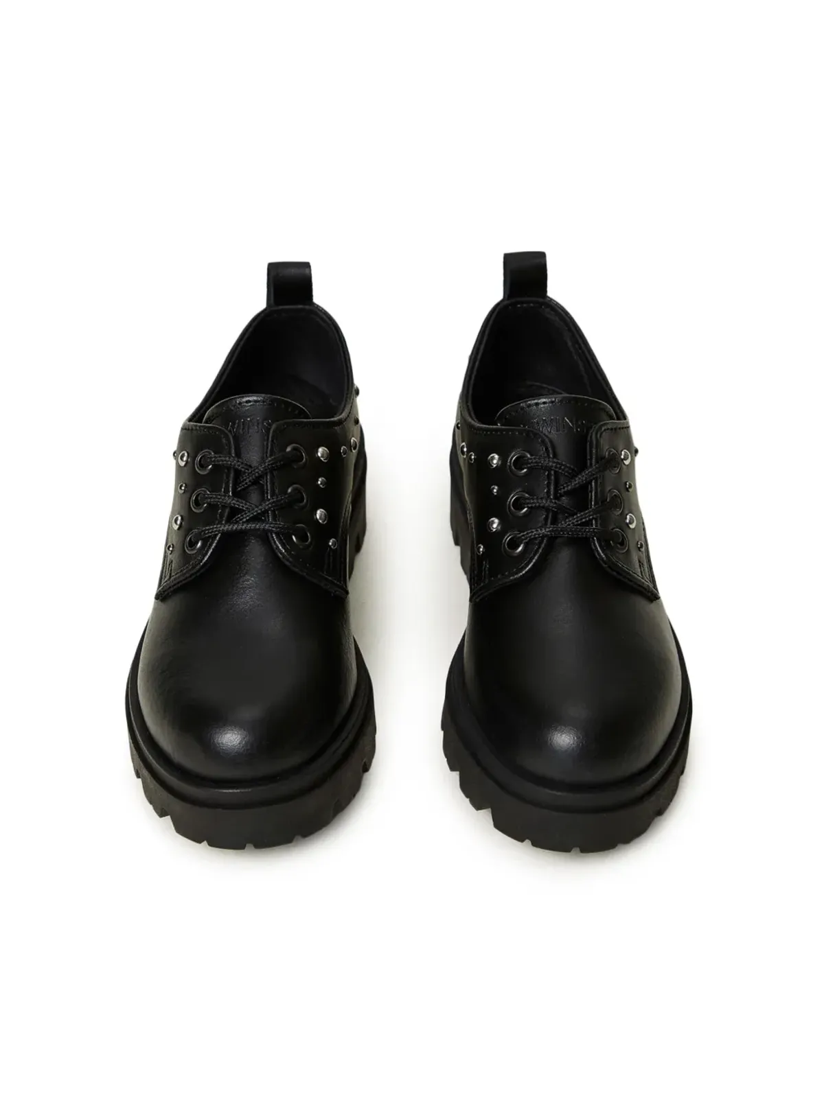 TWINSET Kids レザー レースアップシューズ - 画像4