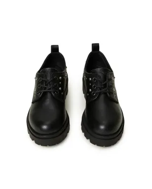 TWINSET Kids レザー レースアップシューズ - サムネイル4