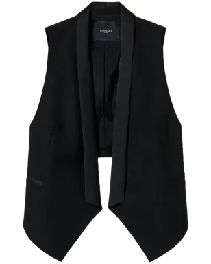 TWINSET ロゴ ウエストコート ブラック - サムネイル1