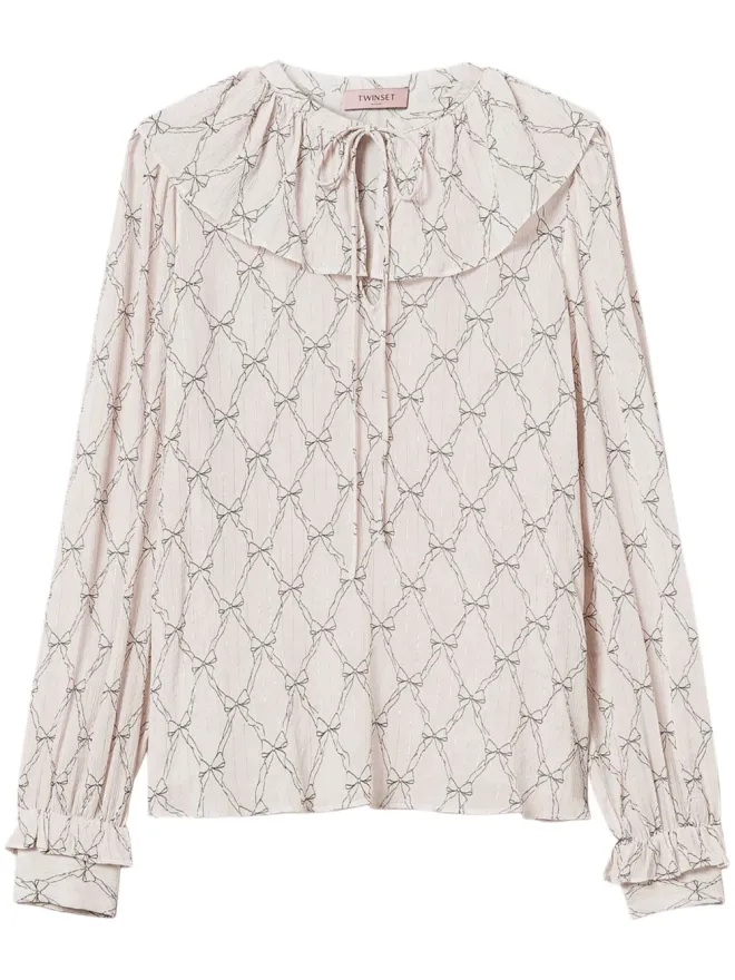 TWINSET TWINSET グラフィックプリント ブラウスの商品画像
