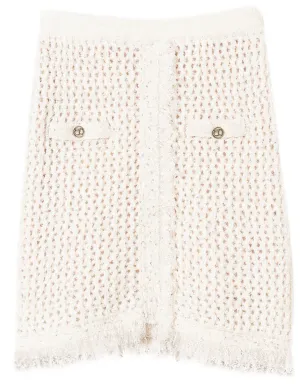 TWINSET メッシュニット ミニスカート - サムネイル1
