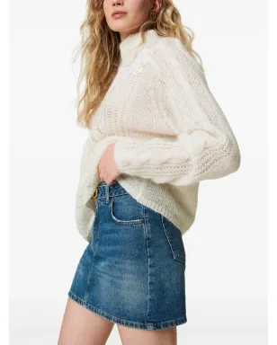 TWINSET ロゴプレート デニムスカート - サムネイル3