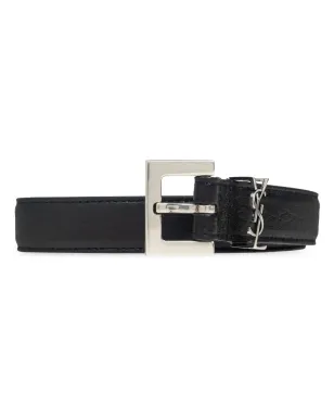 Saint Laurent Cassandre ループベルト - ブラック - サムネイル1