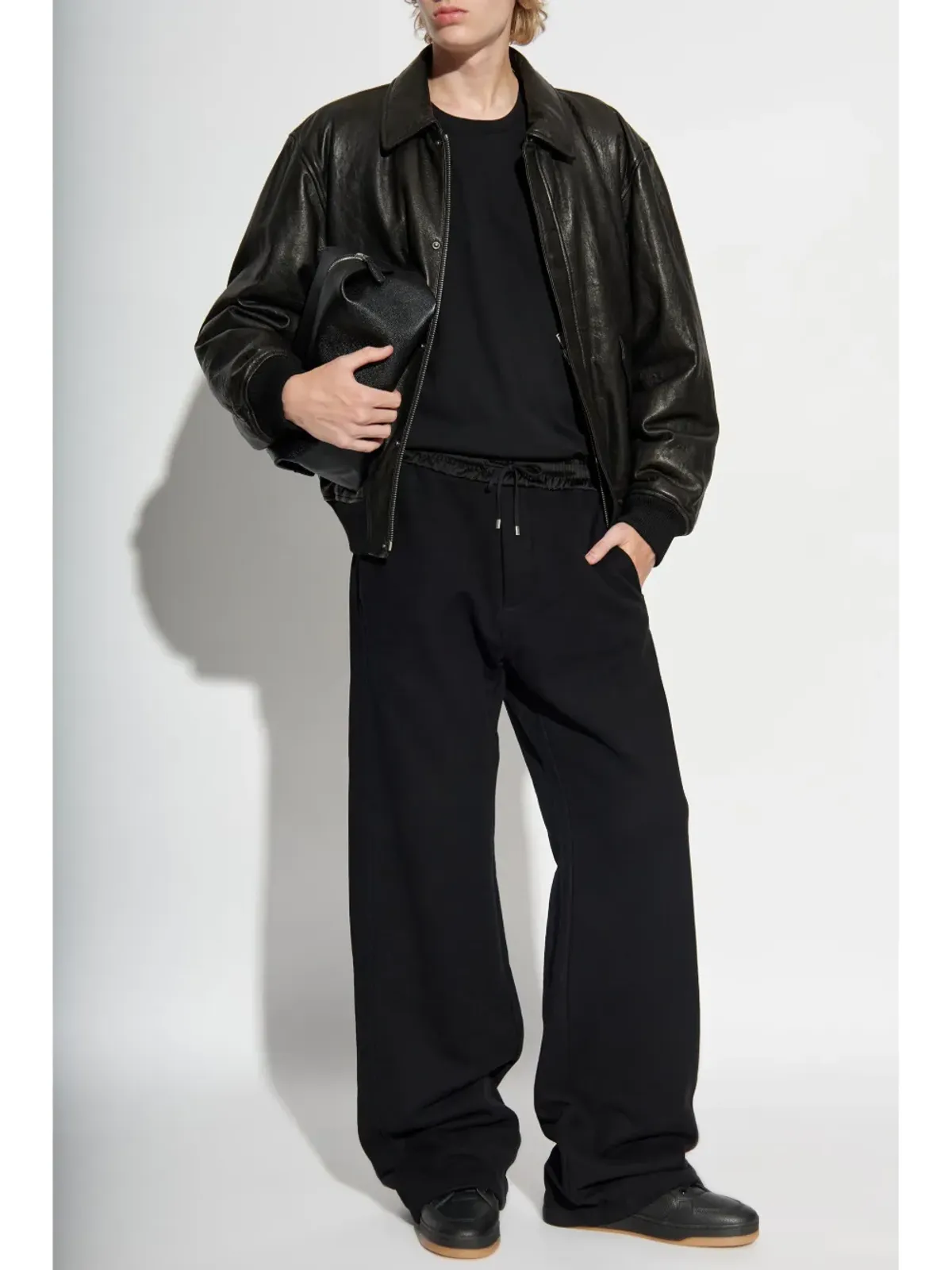 Saint Laurent レザー ボンバー ジャケット - 画像2