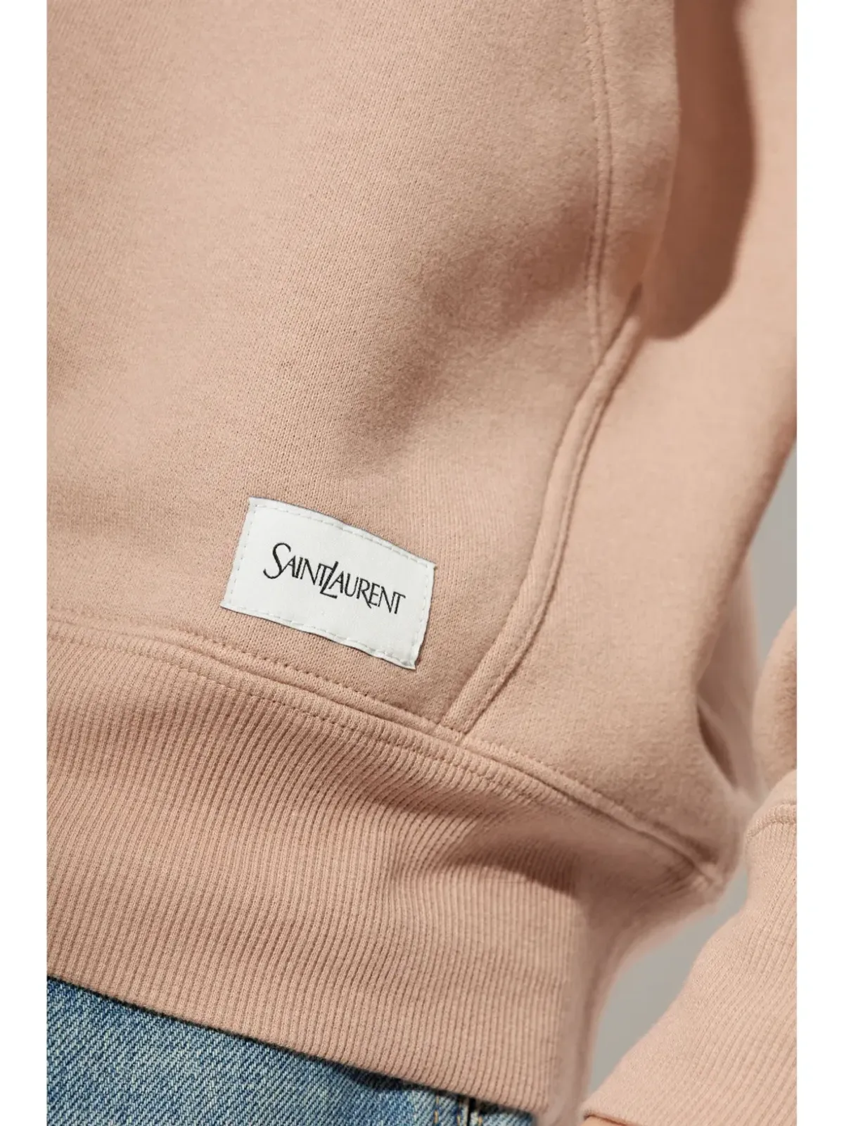 Saint Laurent ロゴアップリケ フーディー - 画像5