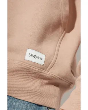 Saint Laurent ロゴアップリケ フーディー - サムネイル5