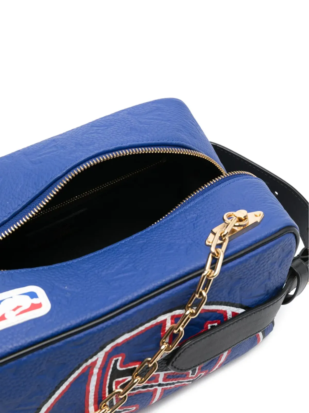 Louis Vuitton ビンテージ NBAモノグラム ウォッシュバッグ ブルー - 画像4