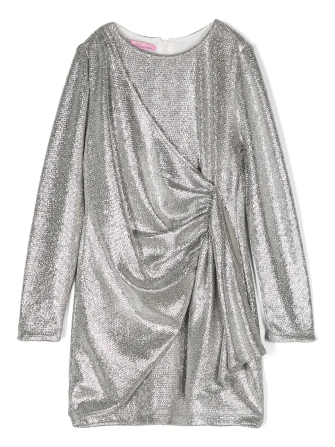 Miss Blumarine Miss Blumarine メタリックエフェクトドレスの商品画像