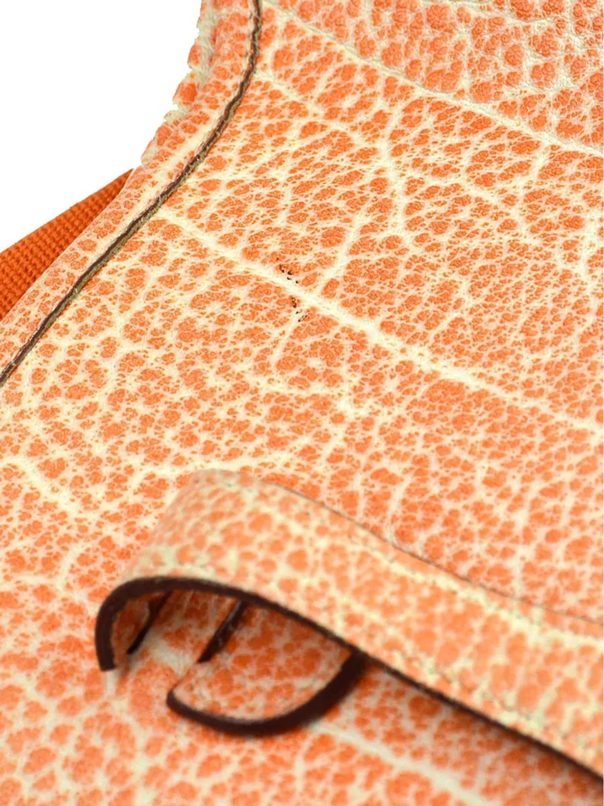 Hermès ビンテージ 2002 Evelyne PM ショルダーバッグ オレンジ - 画像5