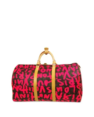 Louis Vuitton ビンテージ 2009 Keepall 50 トラベルバッグ - ピンク - サムネイル2