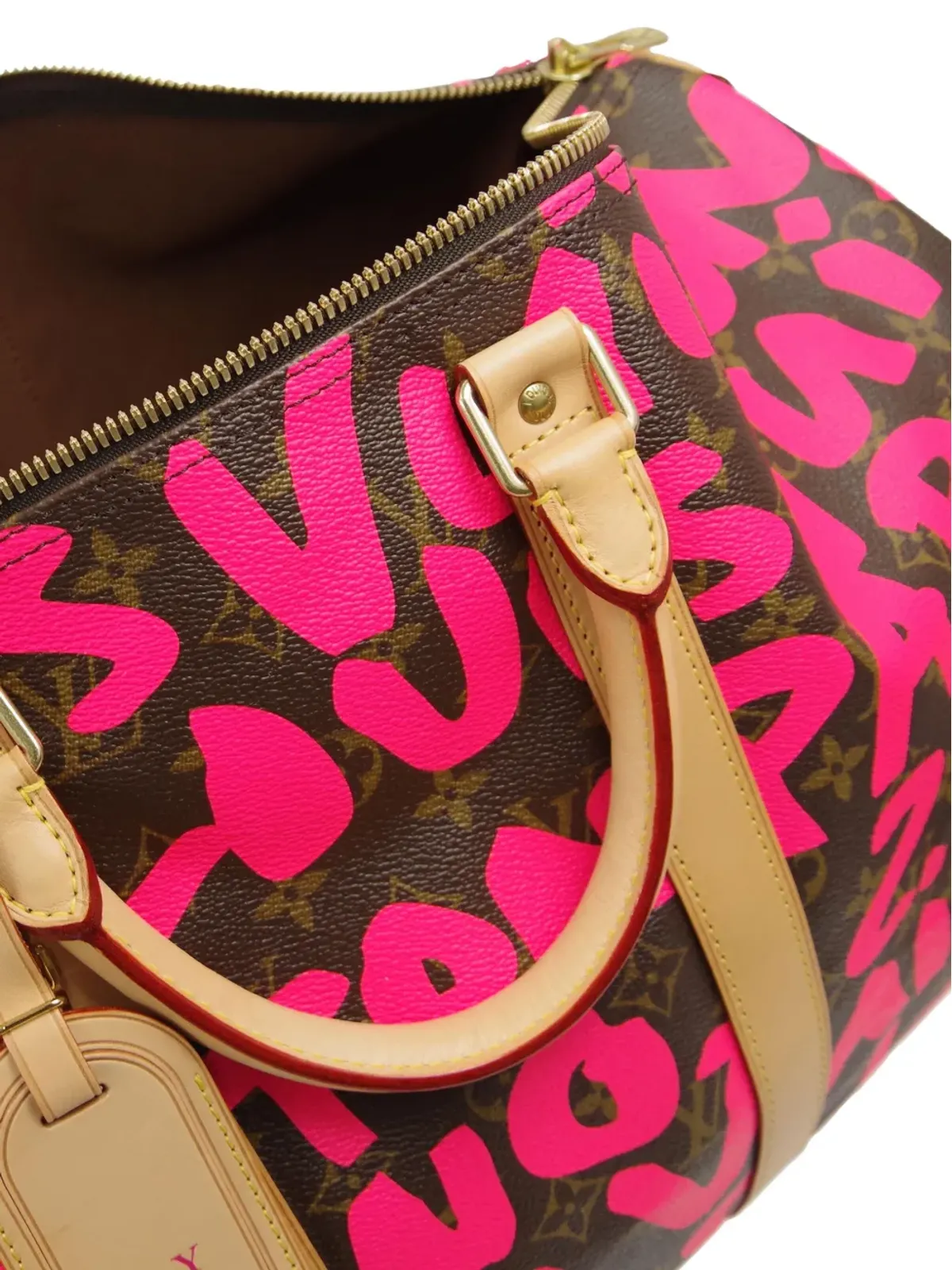 Louis Vuitton ビンテージ 2009 Keepall 50 トラベルバッグ - ピンク - 画像4