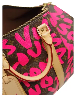 Louis Vuitton ビンテージ 2009 Keepall 50 トラベルバッグ - ピンク - サムネイル4