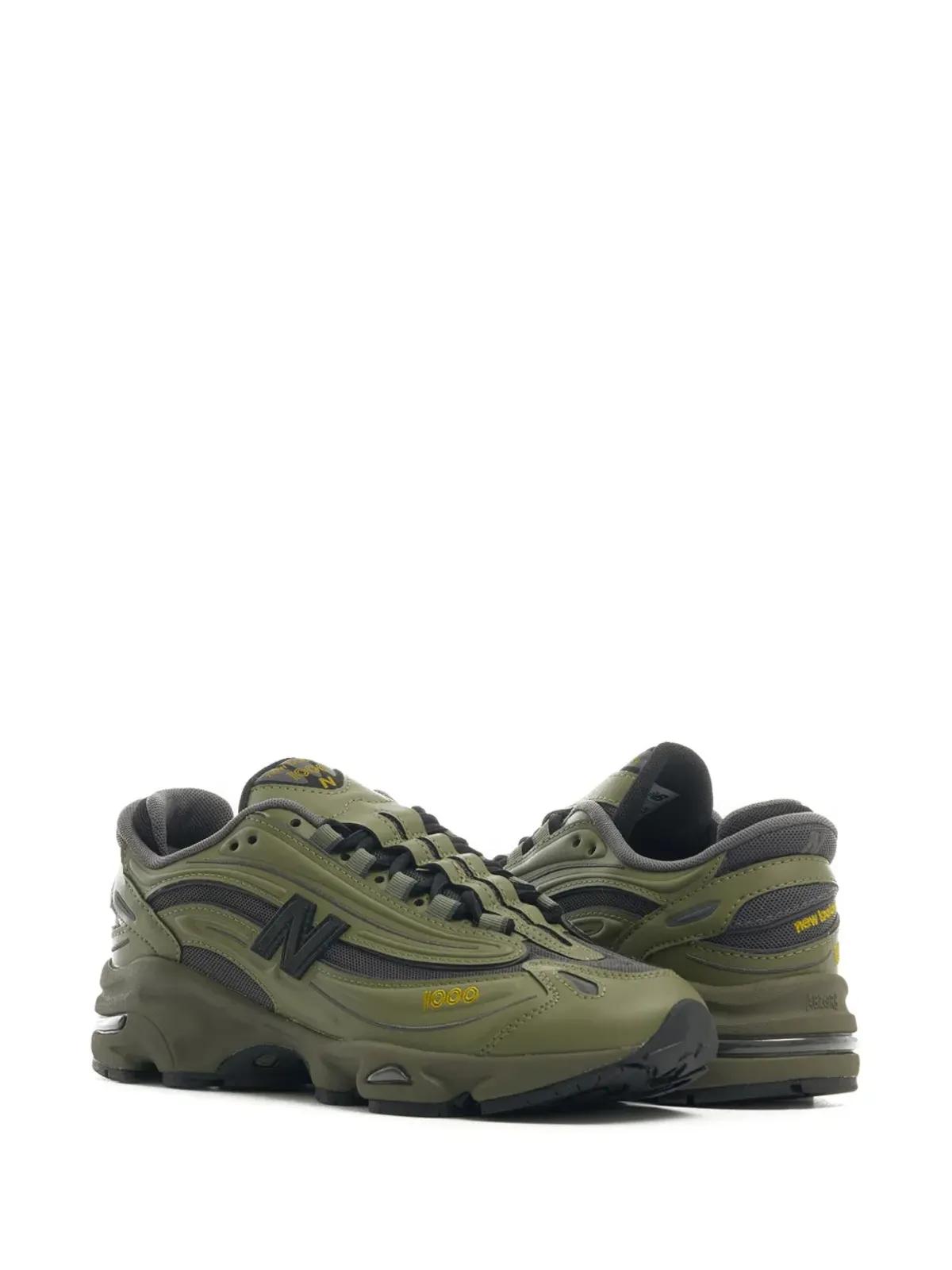 New Balance 1000 スニーカー グリーン - 画像2