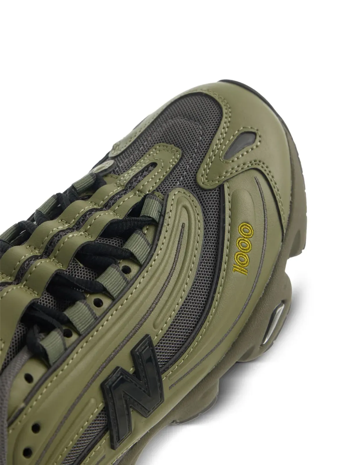 New Balance 1000 スニーカー グリーン - 画像4