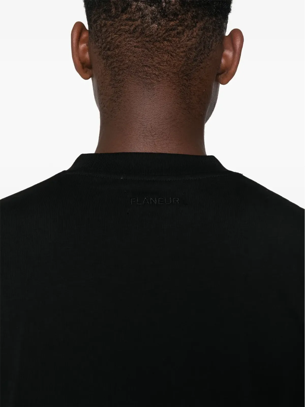 FLÂNEUR アトリエTシャツ ブラック - 画像5