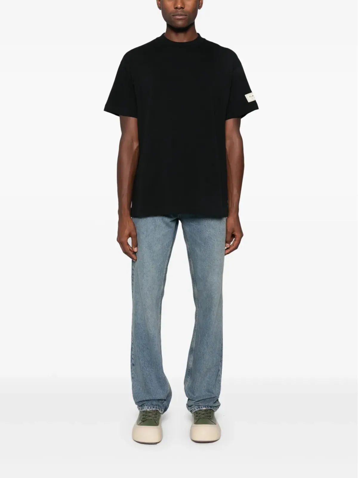 FLÂNEUR アトリエTシャツ ブラック - 画像2