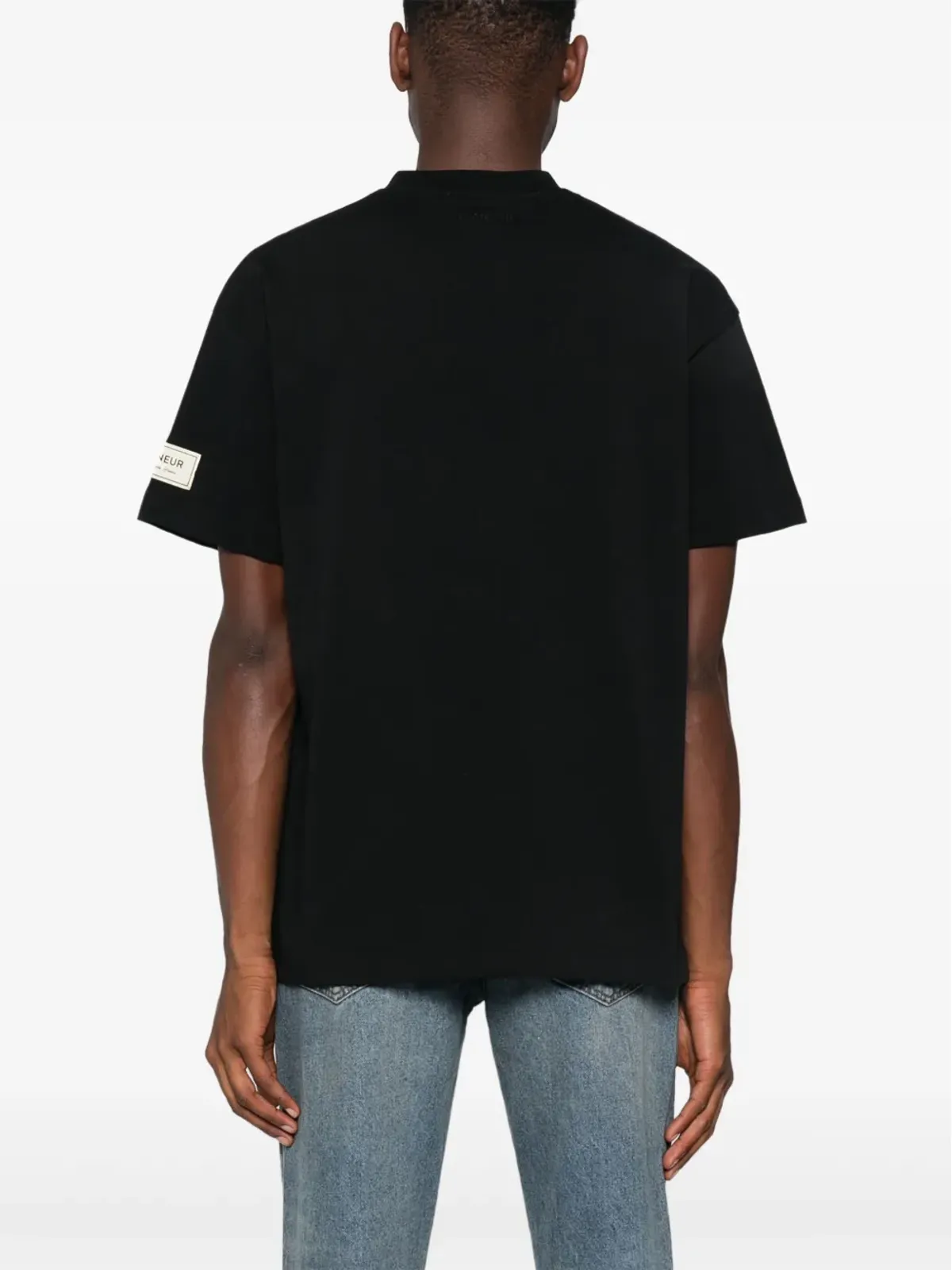 FLÂNEUR アトリエTシャツ ブラック - 画像4