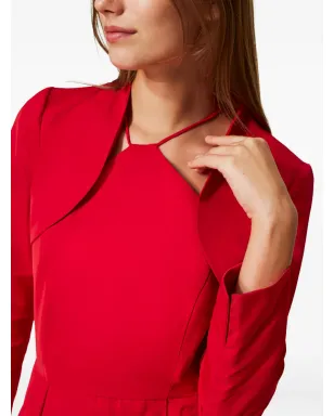 TWINSET アシンメトリカル クロップドジャケット レッド - サムネイル5