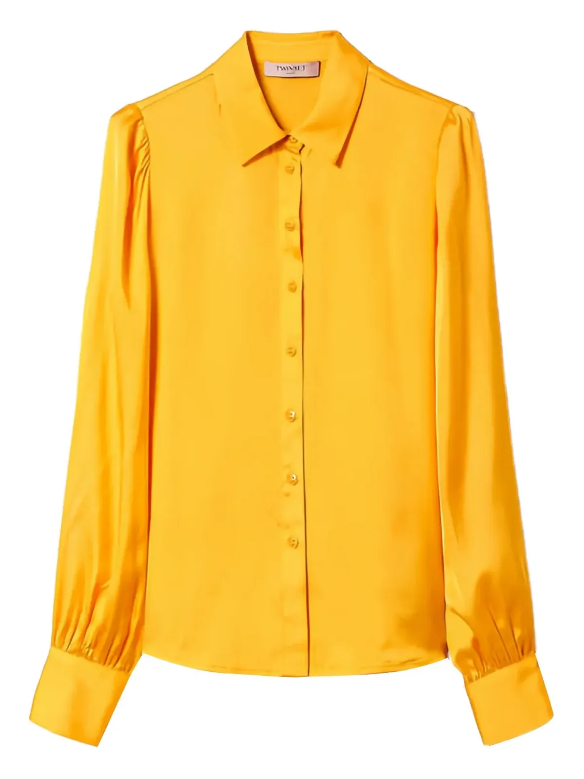 TWINSET ビショップスリーブ ポルカドット シャツ - イエロー - 画像1