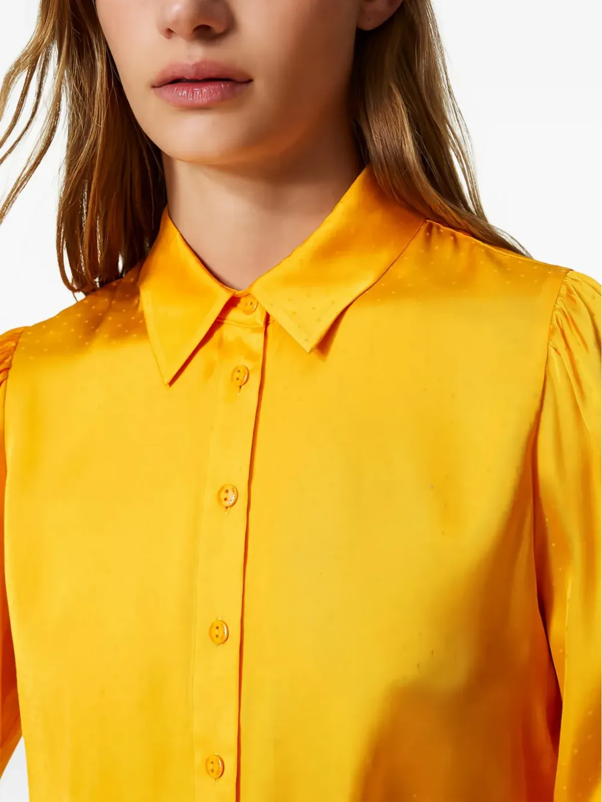 TWINSET ビショップスリーブ ポルカドット シャツ - イエロー - 画像5
