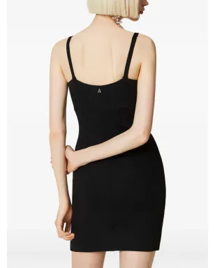 TWINSET ショルダーストラップ付きミニドレス - ブラック - サムネイル4