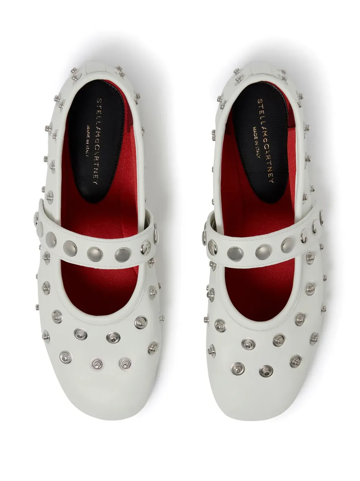 Stella McCartney スタッズ付きバレリーナ - 画像4
