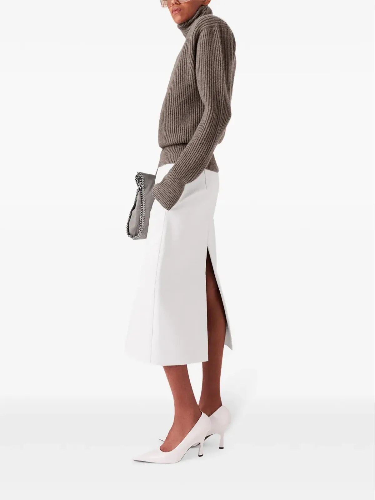 Stella McCartney 長袖タートルネックセーター - ブラウン - 画像3