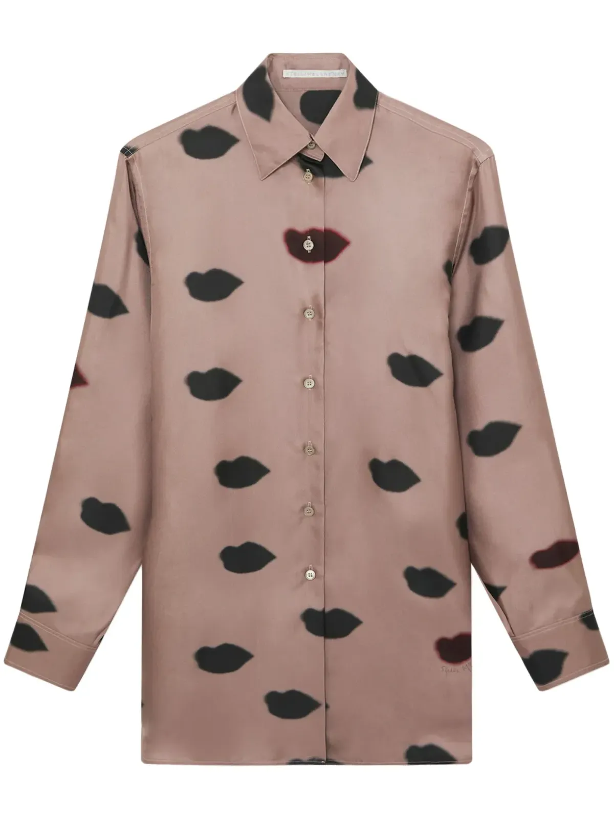 Stella McCartney リッププリントシャツ - パープル - 画像1