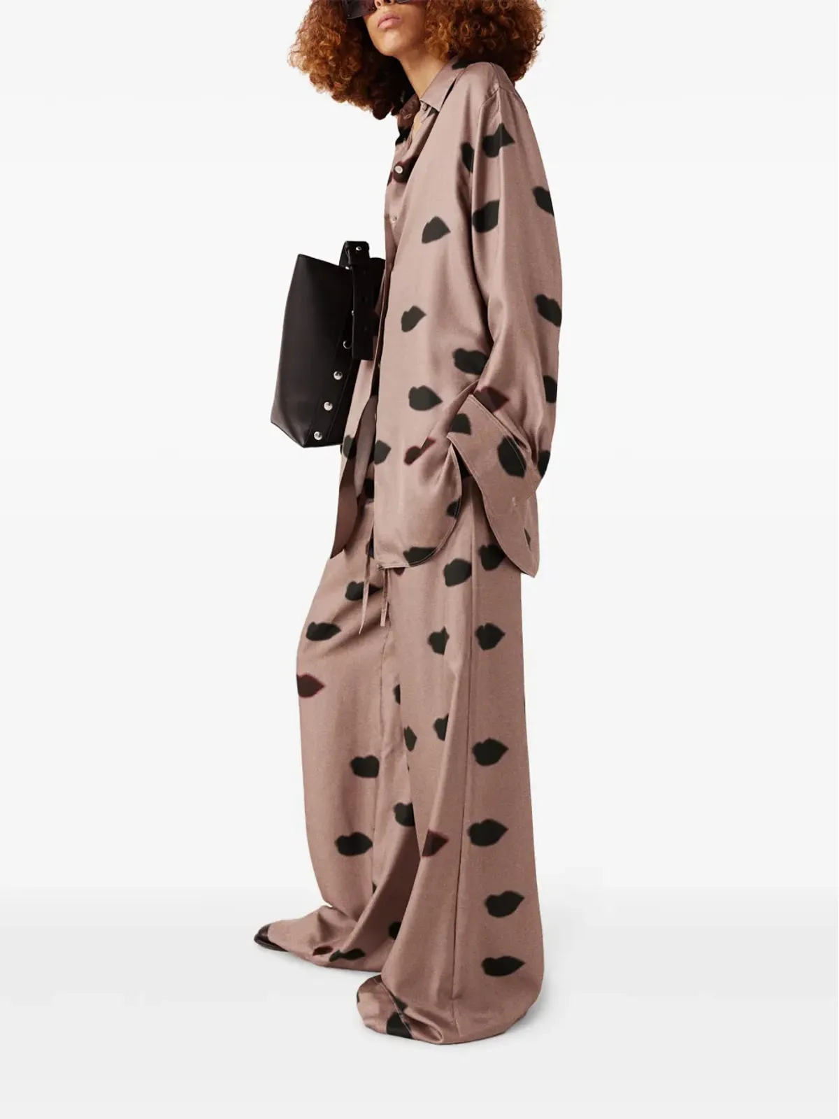 Stella McCartney リッププリントシャツ - パープル - 画像2