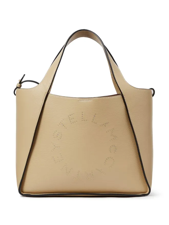 Stella McCartney Stella McCartney Stella tote bag - Neutralsの商品画像