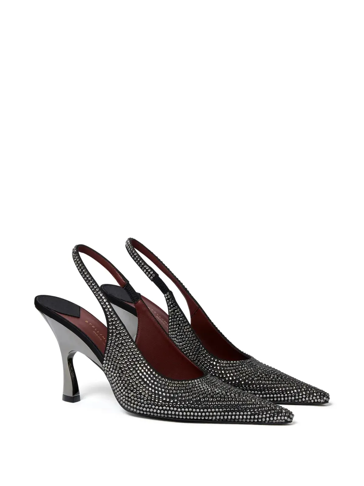 Stella McCartney 90mm Elsa スリングバックパンプス - ブラック - 画像2