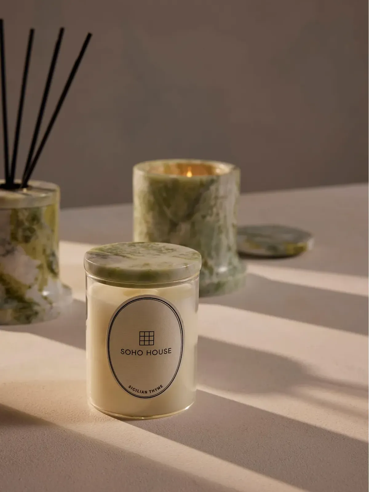 Soho Home シチリアンタイム・アップルジェイド・マーブルキャンドル - 画像5