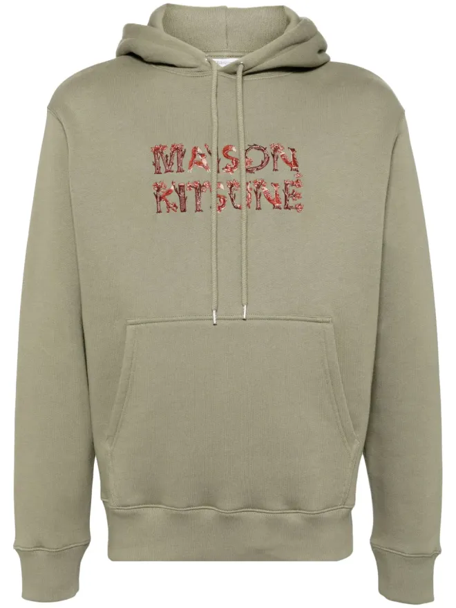 Maison Kitsuné Maison Kitsuné Woodland Alphabet フーディー - グリーンの商品画像